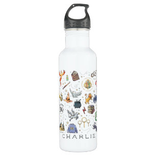 Custom   HARRY POTTER™ Icons Stainless Steel Water Bottle