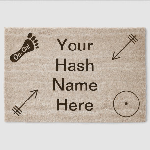 Custom Hash Name Coir Mat