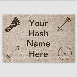 Custom Hash Name Coir Mat