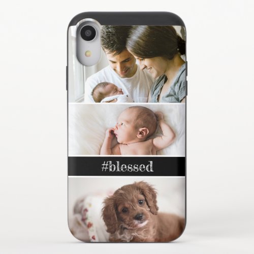 Custom Hashtag  Photo Treasures Personalized Ph iPhone XR Slider Case