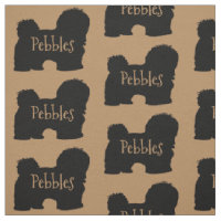 Custom Havanese Dog Fabric