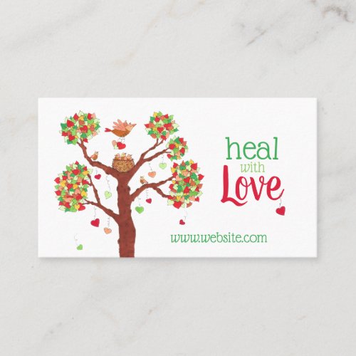CUSTOM Heal with Love Standard Business Card