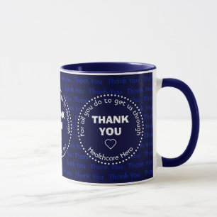 Custom Healthcare Hero THANK YOU Mug