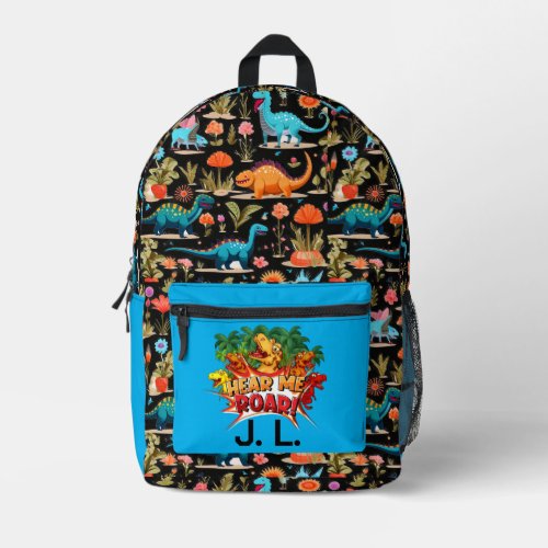 Custom Hear Me Roar Printed Backpack