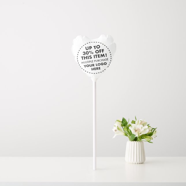 Custom Heart Balloon - 30% OFF Bulk Buy Discount (In Situ)