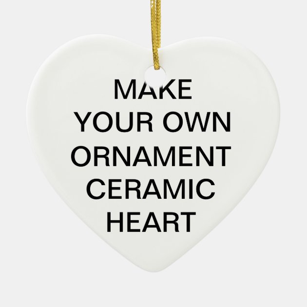 Christmas Ornament Custom Personalized Porcelain Make Your Own 
