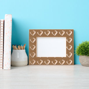 Custom Heart Shape Landscape Style Natural Home Engraved Frames