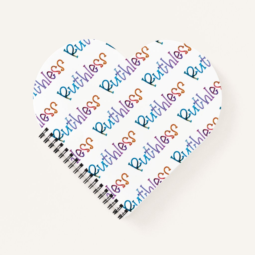 Custom Heart Shaped Spiral Bound Notebook