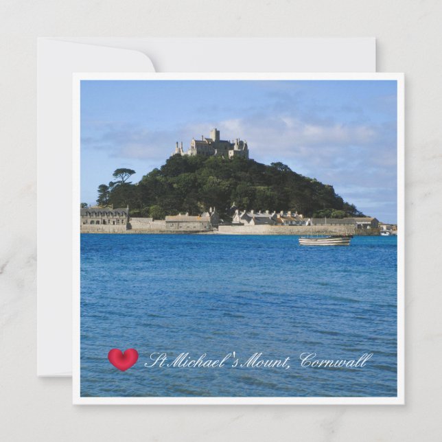 Custom Heart St Michaels Mount Cornwall Photo (Front)