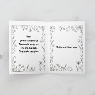 Custom Heartfelt Mother's Day Poem Card