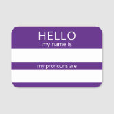 hello my name is purple