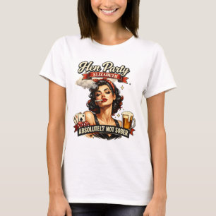 Custom Hen / Bachelorette Party Funny Drinking T-Shirt
