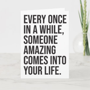 CUSTOM Here I am Sarcastic Romantic Humor Funny Card