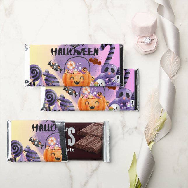  Custom Hershey’s Chocolate Bars halloween Party  (Front)