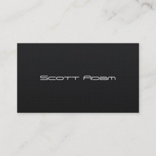 Custom Hexagonal Honeycomb Carbon Fiber Business Card