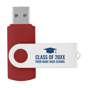 Custom high school graduate USB pen flash drives