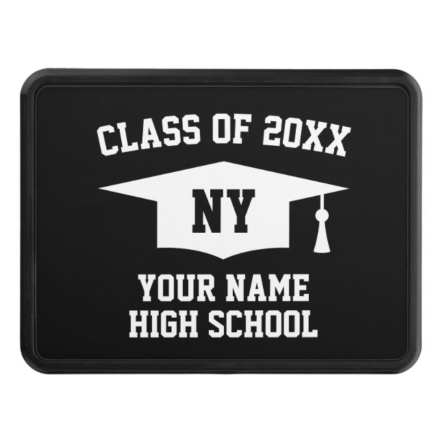 Custom high school graduation class of 2025 hitch cover (Front)