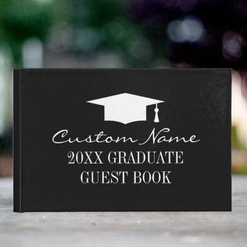 Custom high school graduation guest book