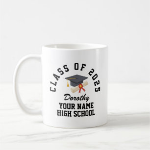 Custom high school graduation party coffee mug