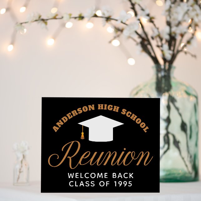Custom High School Reunion Party Welcome Foam Board (In Situ (Wedding))