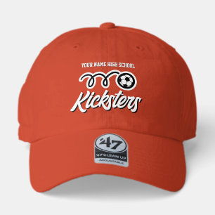 Custom high school soccer team sports cap
