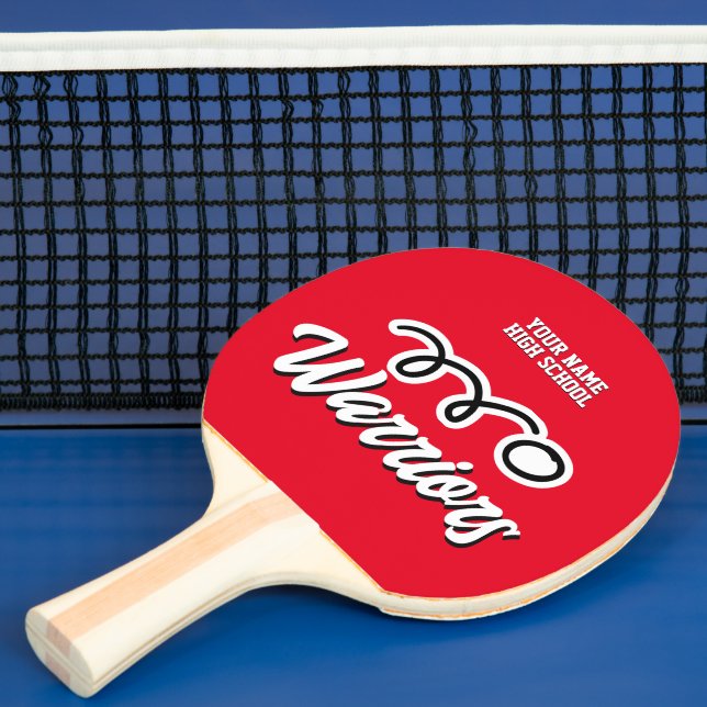 Custom high school table tennis team  ping pong paddle (Insitu)