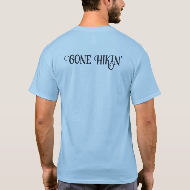 Custom Hiking Logo T-Shirt (Back)