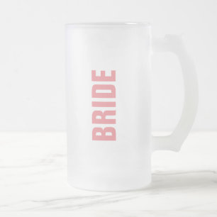 Custom his and hers beer stein for wedding couple