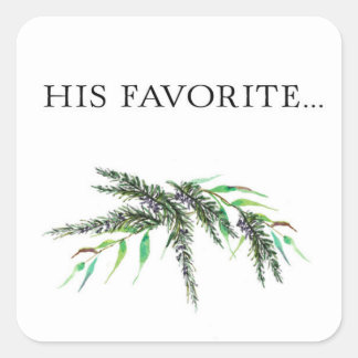 Custom "His" Favorite Sticker