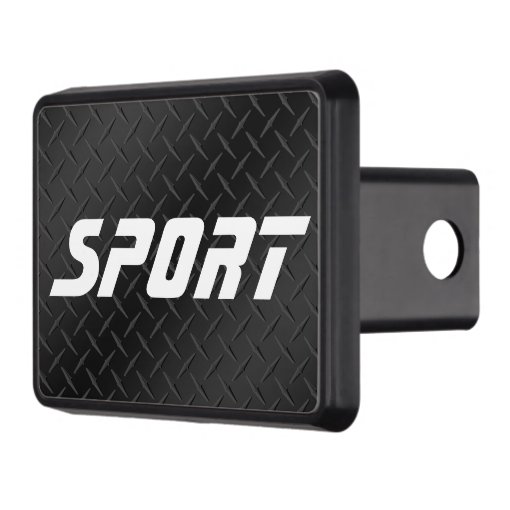 Custom Hitch Cover Diamond Plate Black Zazzle