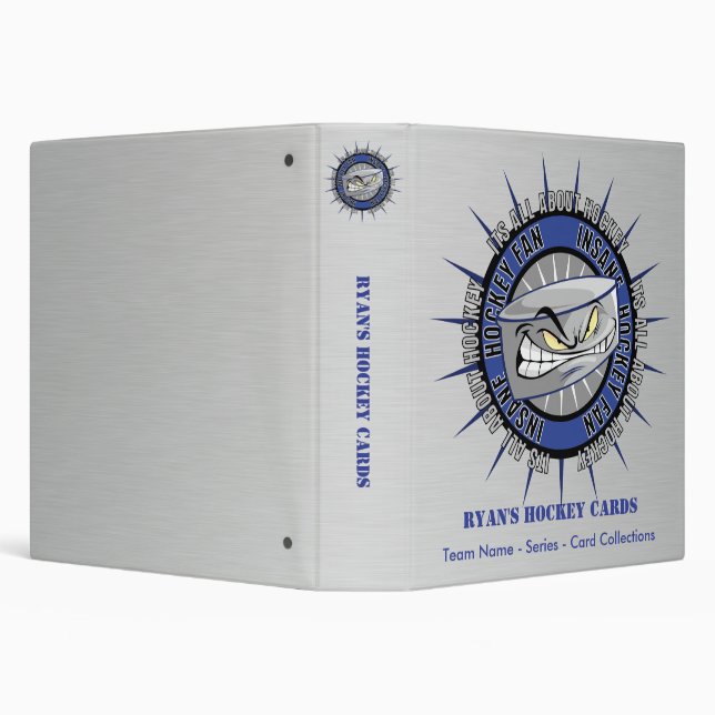 personalized hockey card binder Ultra PRO 3