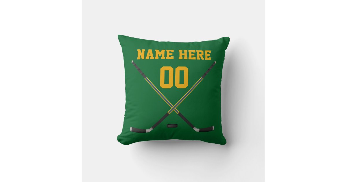 Personalized Hockey Pillow