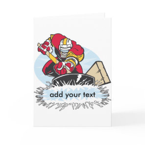 Custom Hockey Player Card