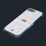 Custom Hockey Rink Case<br><div class="desc">Make your phone a custom, one of a kind model of your own hockey rink. The perfect gift for hockey junkies. Every detail is there. You'll even see the little skate marks over the initials or logo you place on the rink!</div>