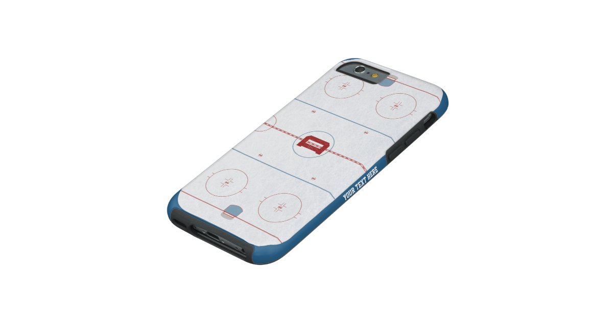 Custom Hockey Rink Case Zazzle
