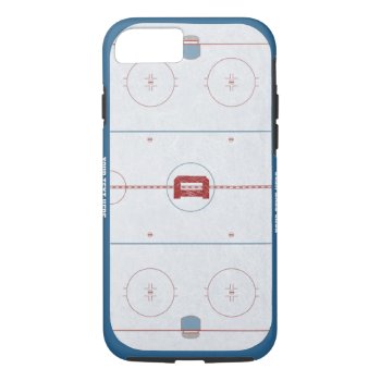 Custom Hockey Rink Case by Libertymaniacs at Zazzle