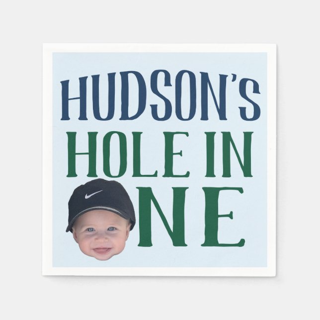 Custom Hole in One  Napkins (Front)