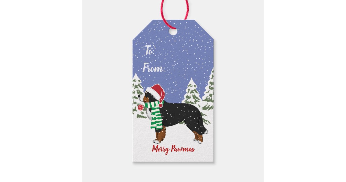 Xmas Lighting Reindeer Hat Bernese Mountain Dog Christmas Gift