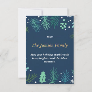 Custom Holiday Card | Elegant Christmas Greeting