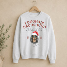Custom Holiday Club Longhair Dachshund