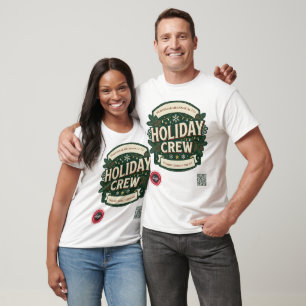 Custom Holiday Crew Company T-Shirt