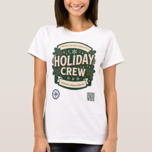 Custom Holiday Crew Company T-Shirt