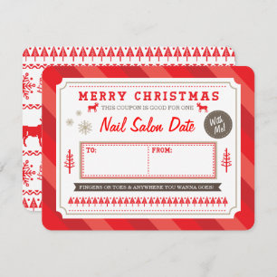 Custom Holiday Gift Coupon by Origami Prints Invitation