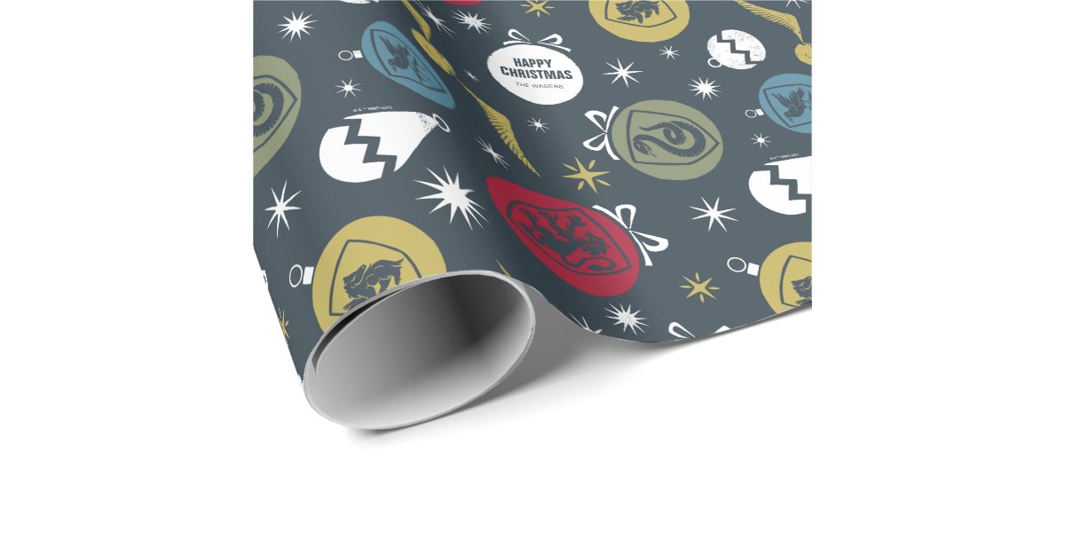 Harry Potter Cartoon Scenes Pattern Wrapping Paper