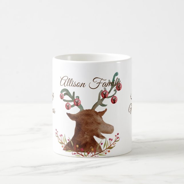 Custom Holiday  Mug (Center)