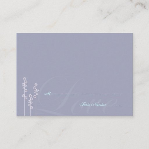 Customizable ::custom: Hollyhock &amp; Ampersand Place Card v2 Business Card Template