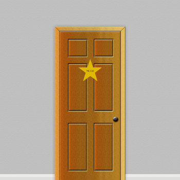 Custom Hollywood Birthday Dressing Room Door Star Wall Sticker by macdesigns1 at Zazzle