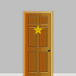 Custom Hollywood Birthday Dressing Room Door Star Wall Sticker at Zazzle