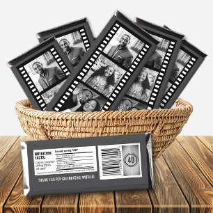 Custom Hollywood Party Favors, Film Strip Hershey Bar Favors