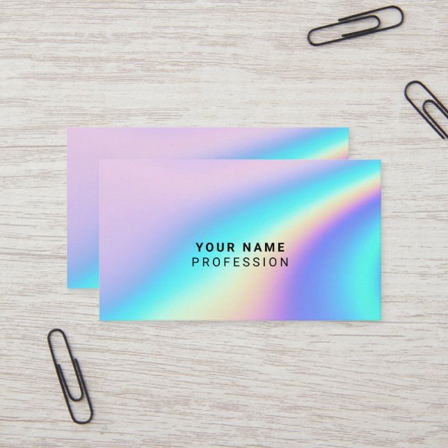 Custom Holographic Business Card Custom Holographic Business Card